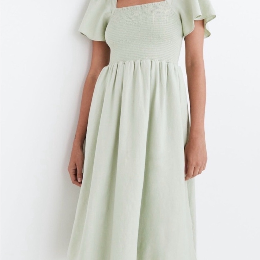 Madewell Mint Green Midi Dress